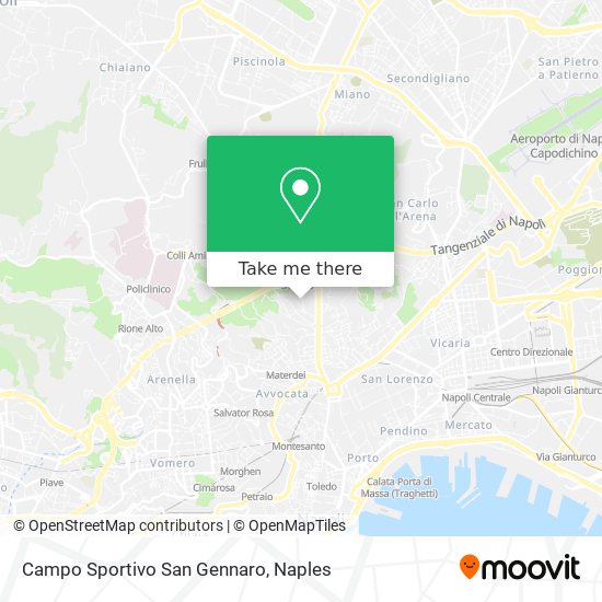 Campo Sportivo San Gennaro map