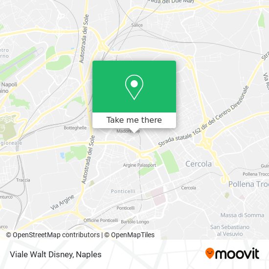 Viale Walt Disney map