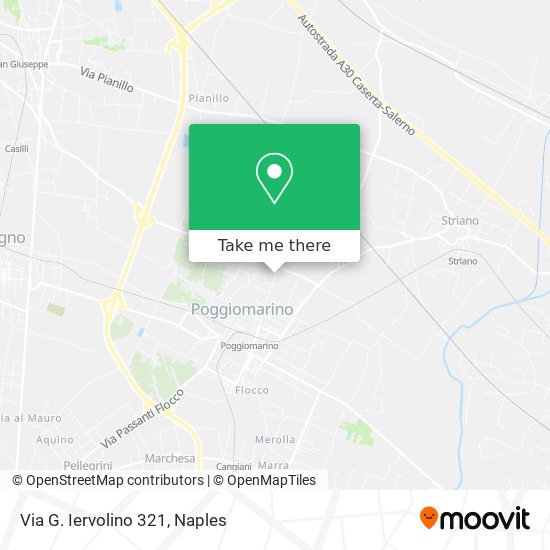 Via G. Iervolino 321 map