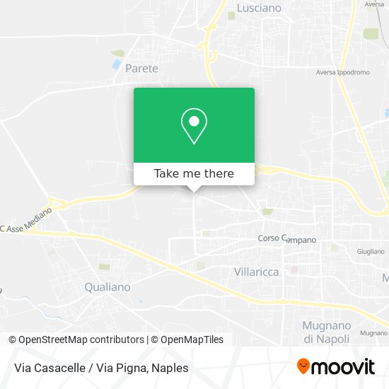 Via Casacelle / Via Pigna map