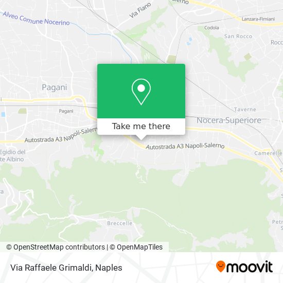 Via Raffaele Grimaldi map
