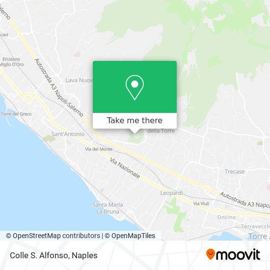 Colle S. Alfonso map
