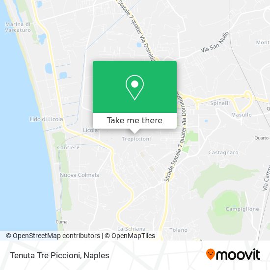 Tenuta Tre Piccioni map