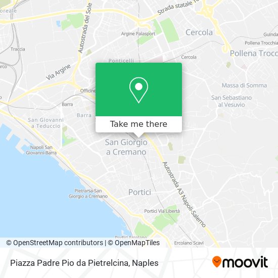 Piazza Padre Pio da Pietrelcina map