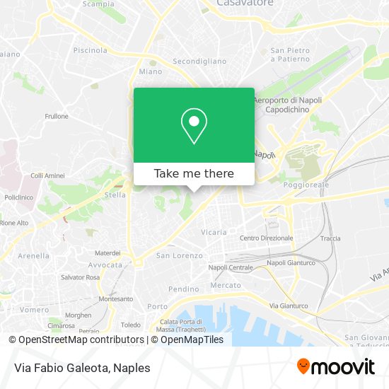 Via Fabio Galeota map