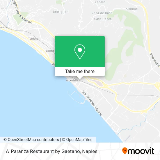A' Paranza Restaurant by Gaetano map