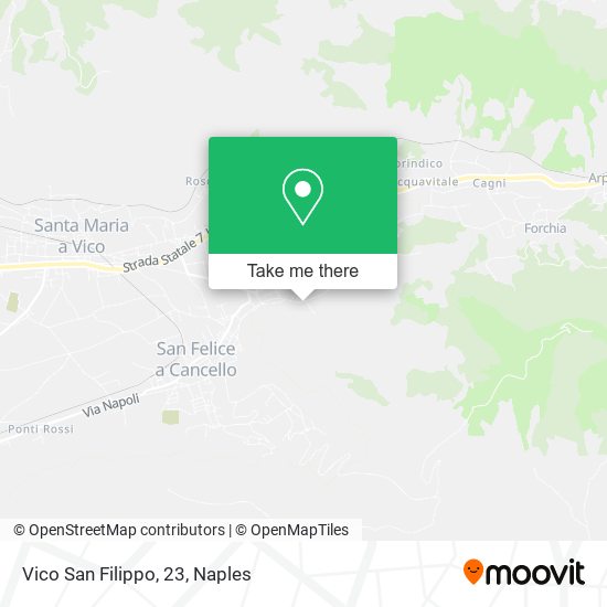 Vico San Filippo, 23 map