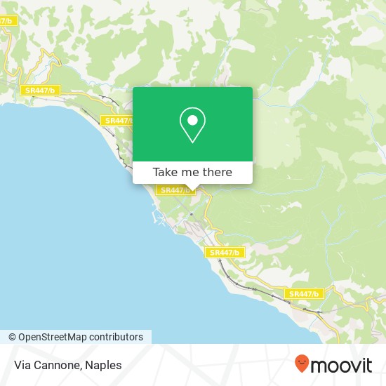 Via Cannone map