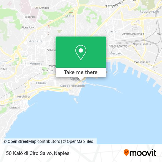 50 Kaló di Ciro Salvo map