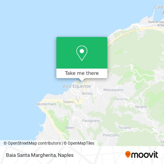 Baia Santa Margherita map