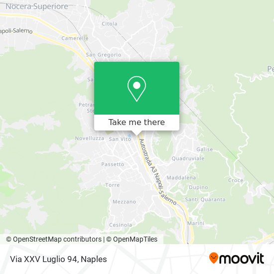 Via XXV Luglio 94 map