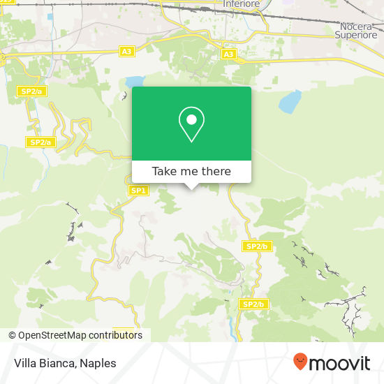 Villa Bianca map