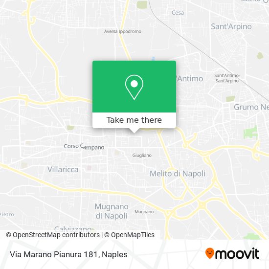 Via Marano Pianura 181 map