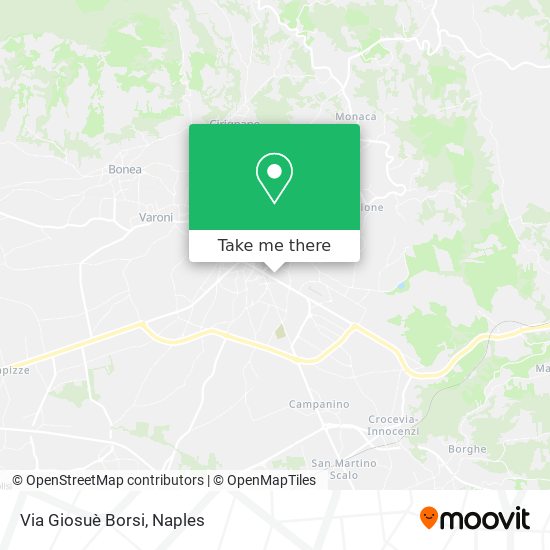 Via Giosuè Borsi map