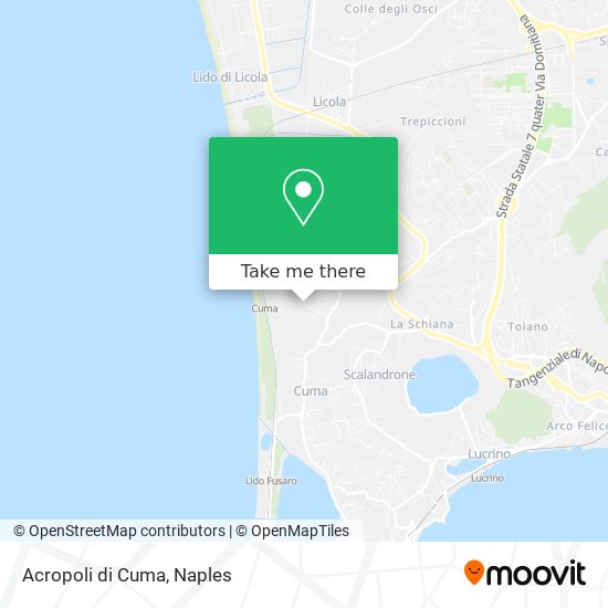 Acropoli di Cuma map