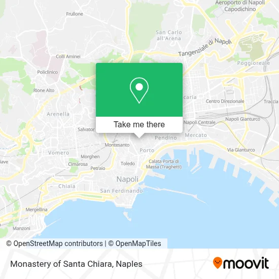 Monastery of Santa Chiara map