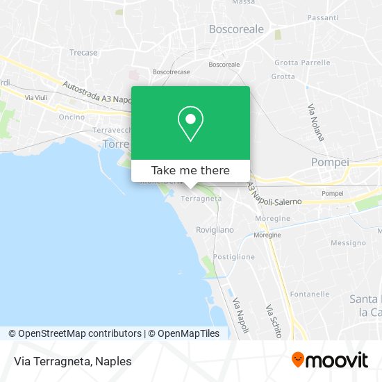 Via Terragneta map