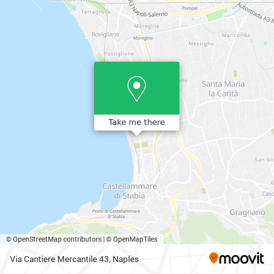 Via Cantiere Mercantile 43 map