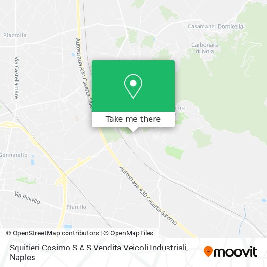 Squitieri Cosimo S.A.S Vendita Veicoli Industriali map