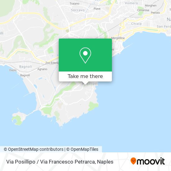 Via Posillipo / Via Francesco Petrarca map