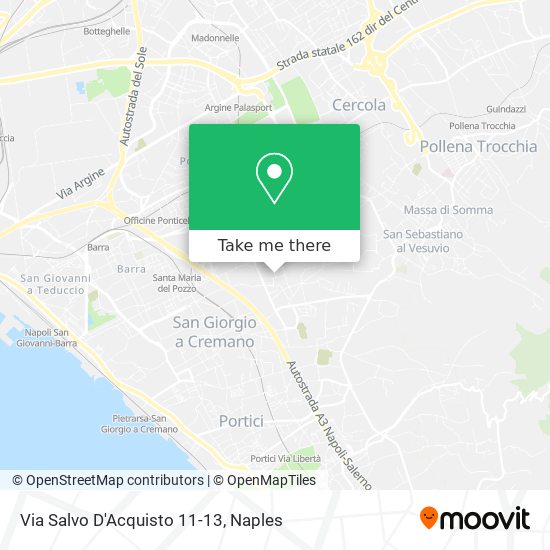 Via Salvo D'Acquisto 11-13 map