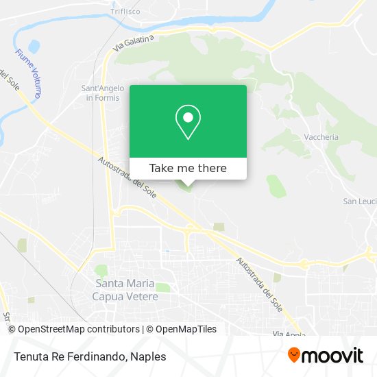 Tenuta Re Ferdinando map