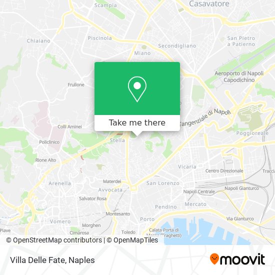Villa Delle Fate map
