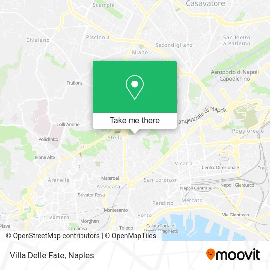 Villa Delle Fate map