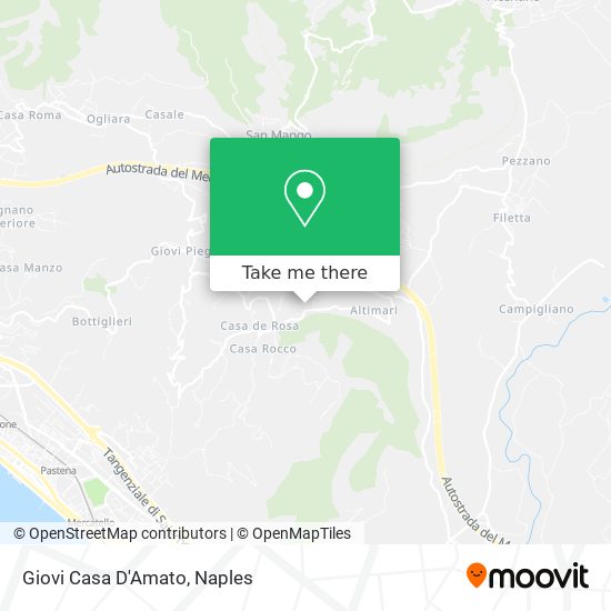 Giovi Casa D'Amato map