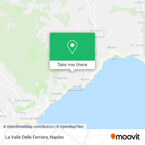 La Valle Delle Ferriere map