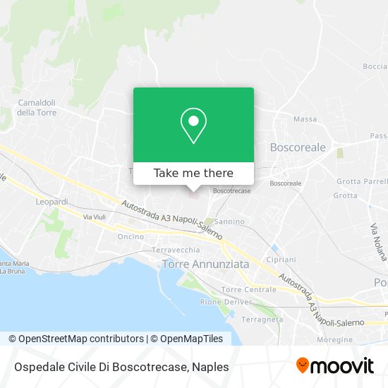 Ospedale Civile Di Boscotrecase map