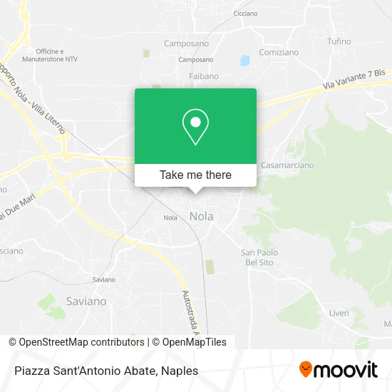 Piazza Sant'Antonio Abate map