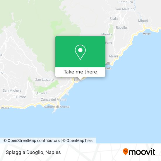 Spiaggia Duoglio map