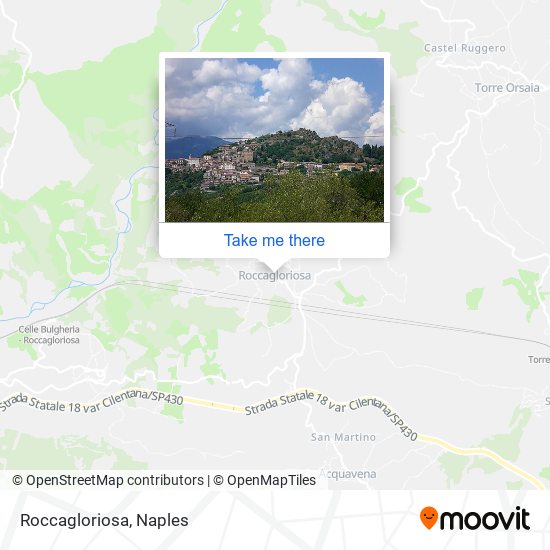 Roccagloriosa map