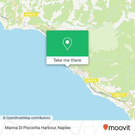 Marina Di Pisciotta Harbour map