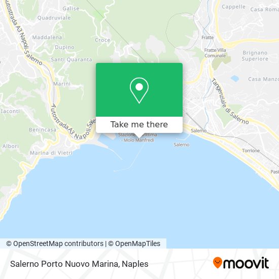 Salerno Porto Nuovo Marina map