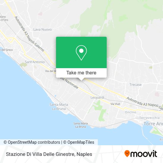 Stazione Di Villa Delle Ginestre map