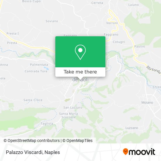 Palazzo Viscardi map