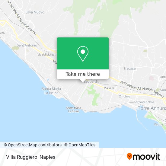 Villa Ruggiero map