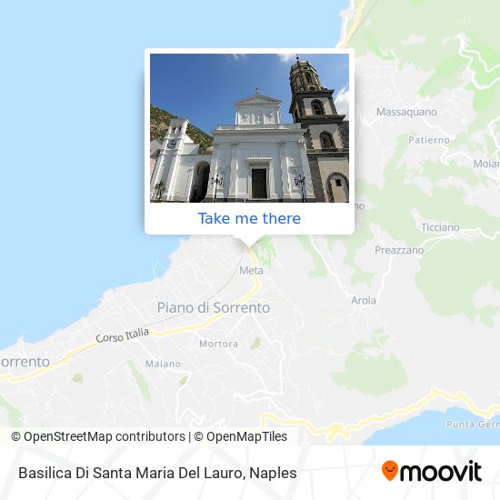 Basilica Di Santa Maria Del Lauro map