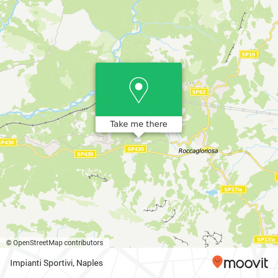 Impianti Sportivi map