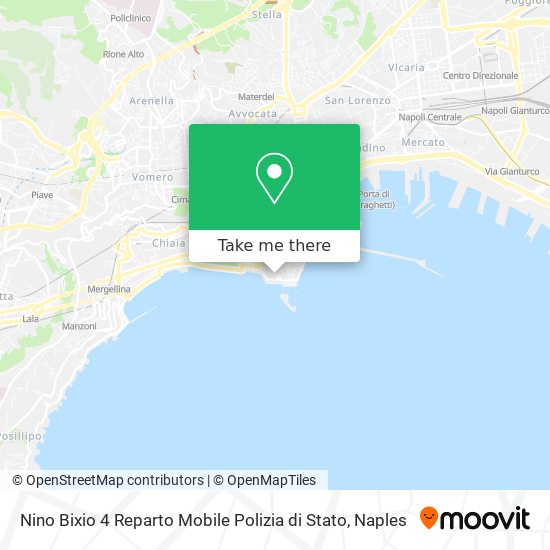 Nino Bixio 4 Reparto Mobile Polizia di Stato map