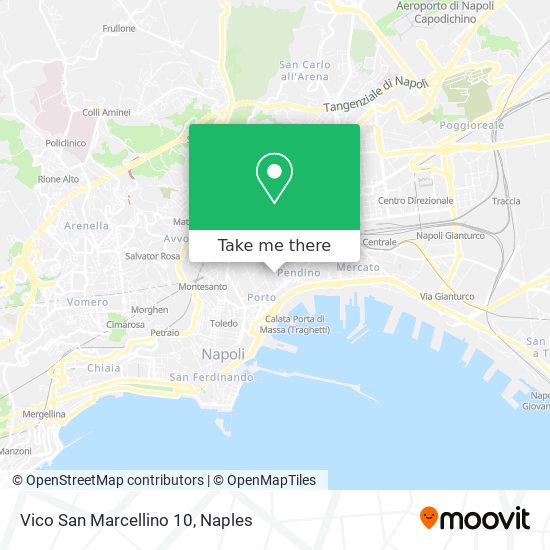 Vico San Marcellino 10 map