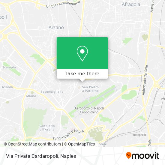 Via Privata Cardaropoli map