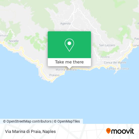 Via Marina di Praia map