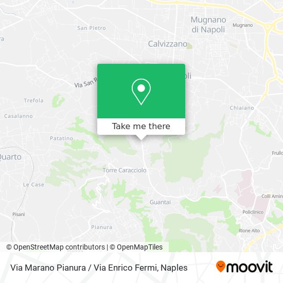 Via Marano Pianura / Via Enrico Fermi map