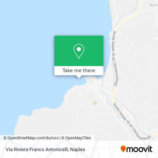 Via Riviera Franco Antonicelli map