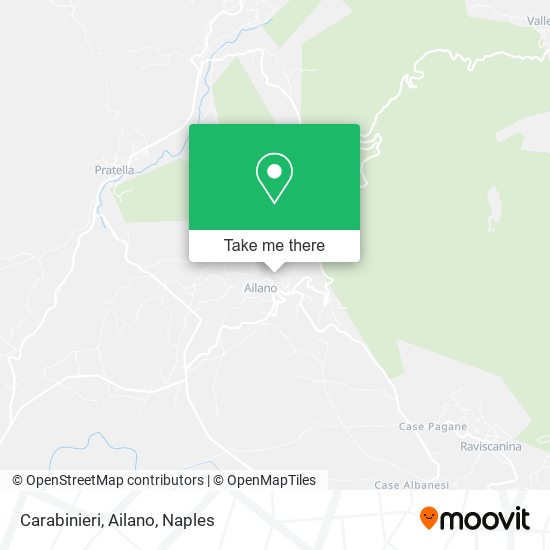 Carabinieri, Ailano map