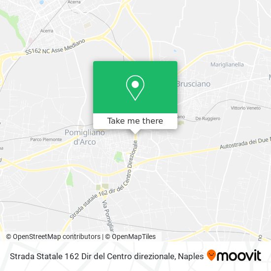 Strada Statale 162 Dir del Centro direzionale map
