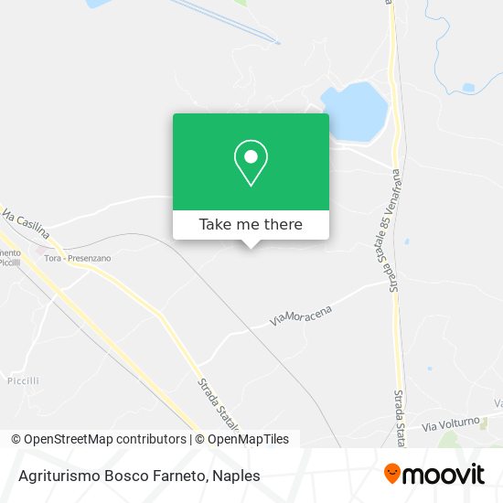 Agriturismo Bosco Farneto map